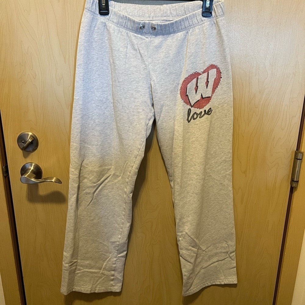 Pink badger sweatpants